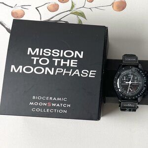 🆒Swatch X Omega Mission To Moonphase - NEW MOON